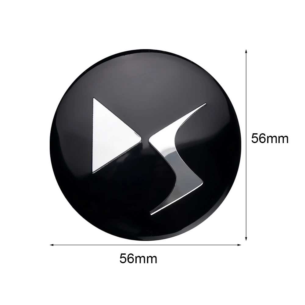 자동차 휠 센터 커버 스티커, 허브 캡 스티커, 자동차 액세서리, DS DS4S DS5 5LS DS3 DS4 DS6 DS7 DS9 와일드 루비스 스피릿, 56mm