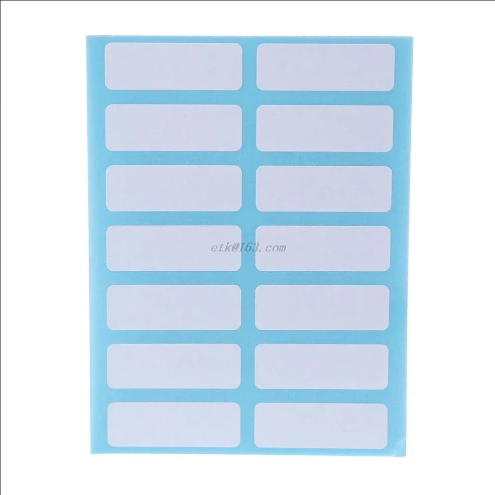 12 Sheet Self Adhesive Sticky Blank Stickers Note Tags Craft