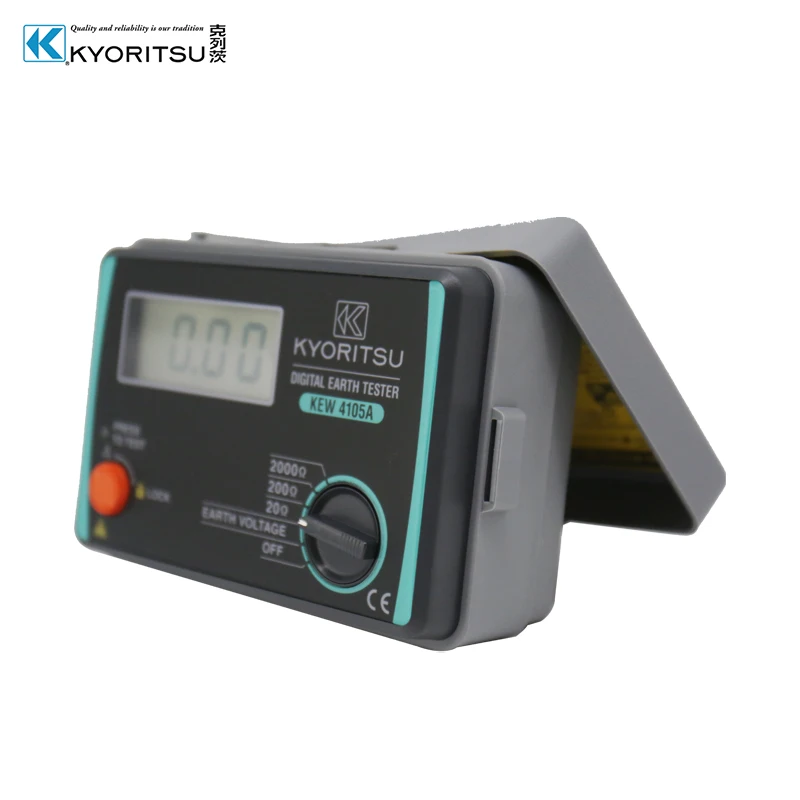 Kyoritsu KEW 4105AH Digital Earth Resistance Tester Grounding Resistance Tester