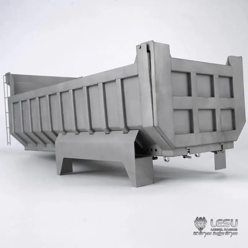 1/14LESU8X8 덤프 트럭 스테인레스 스틸 머드 버킷 LS-A0003 중형 오일 실린더 타미야 모델