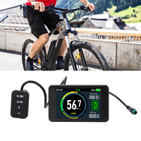 Electric Bicycle T8 LCD Display Colorful Screen 24V 36V 48V 52V 60V 72V Waterproof Electric Bike LCD Display Panel