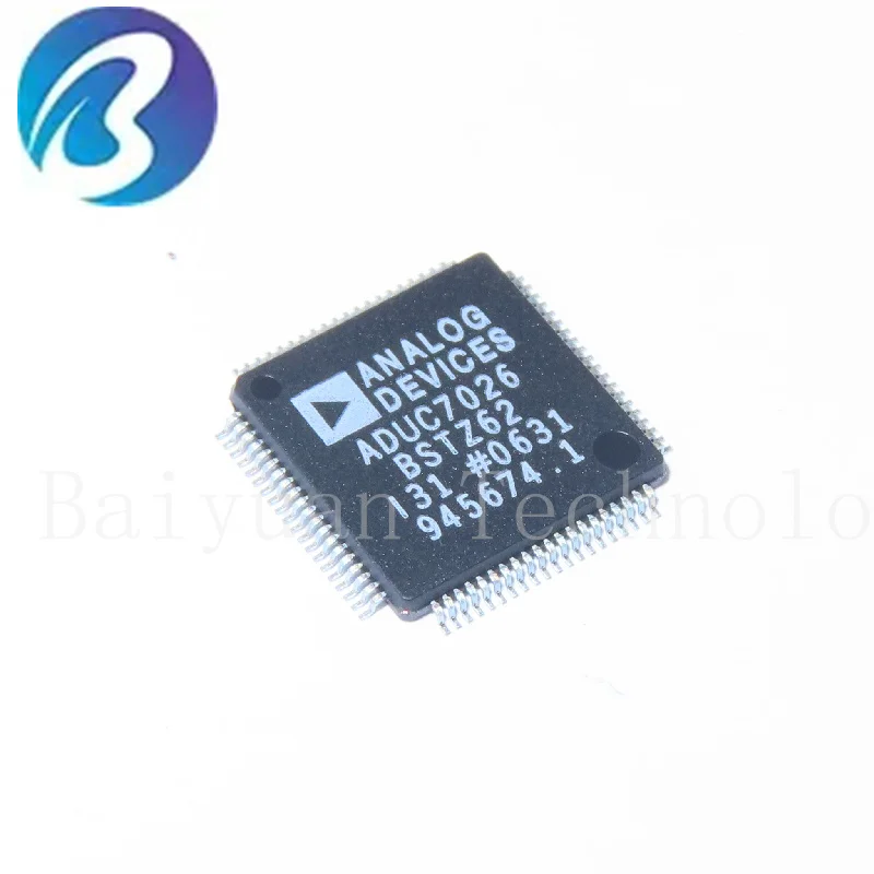 ADUC7026BSTZ62 ARM7® MicroConverter® ADuC7xxx Microcontroller IC 16/32-Bit 44MHz 62KB (31K x16) FLASH 80-LQFP (12x12)