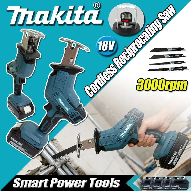 

Аккумуляторная сабельная пила Makita ML-505 2026 года, электрическая цепная пила, портативный электроинструмент для резки дерева, металла и труб