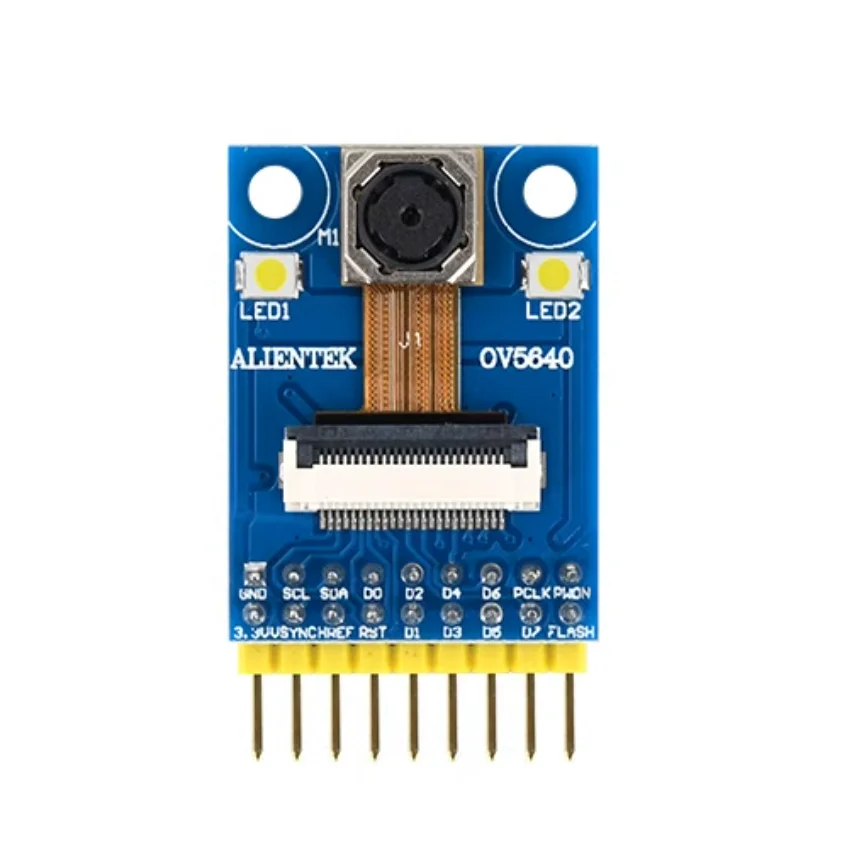 OV5640 Camera Module 5MP Auto Focus, DVP Interface, JPEG Output, with FPC Cable & STM32 Source Code for Embedded Vision
