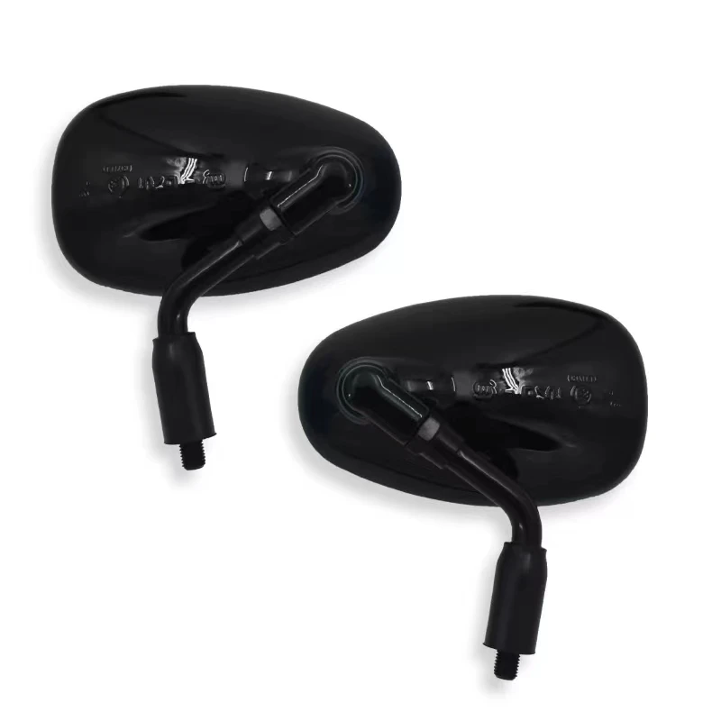 E stamp 10mm Universal Vintage Oval Motorcycle Back Rearview Mirror for Prince Suzuki GV30OS