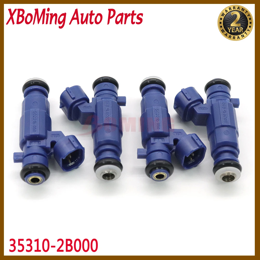 4pcs/lot 35310-2B000 Car Fuel Injector Nozzle For Hyundai i20 i30 Kia Cee'D 1.4L 2007-2018 353102B000