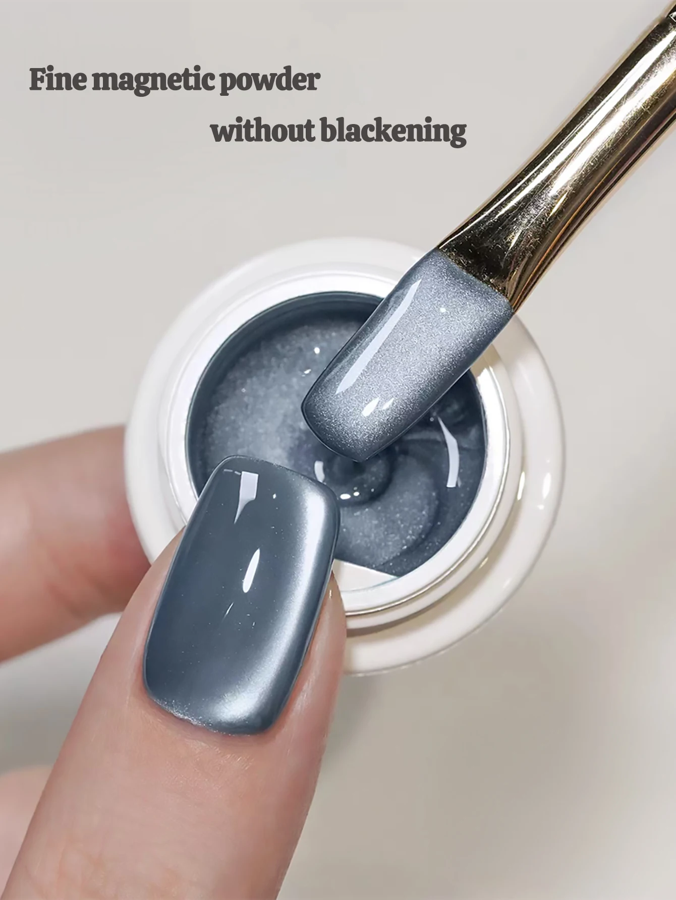 1 stücke PSK Herbst/Winter Bleaching Klar Und Helle Retro Palace Cat Eye Gel Nagellack Maillard Glas perle Cat Eye Nail art