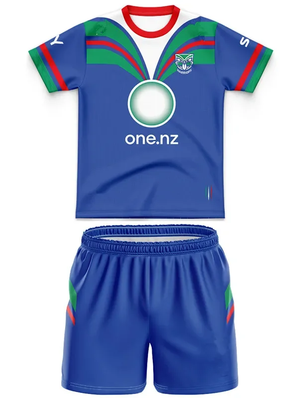 

2024 New Zealand Warriors Kids Kit Home Rugby Jersey 2024 HOME RUGBY JERSEY Size:16-26