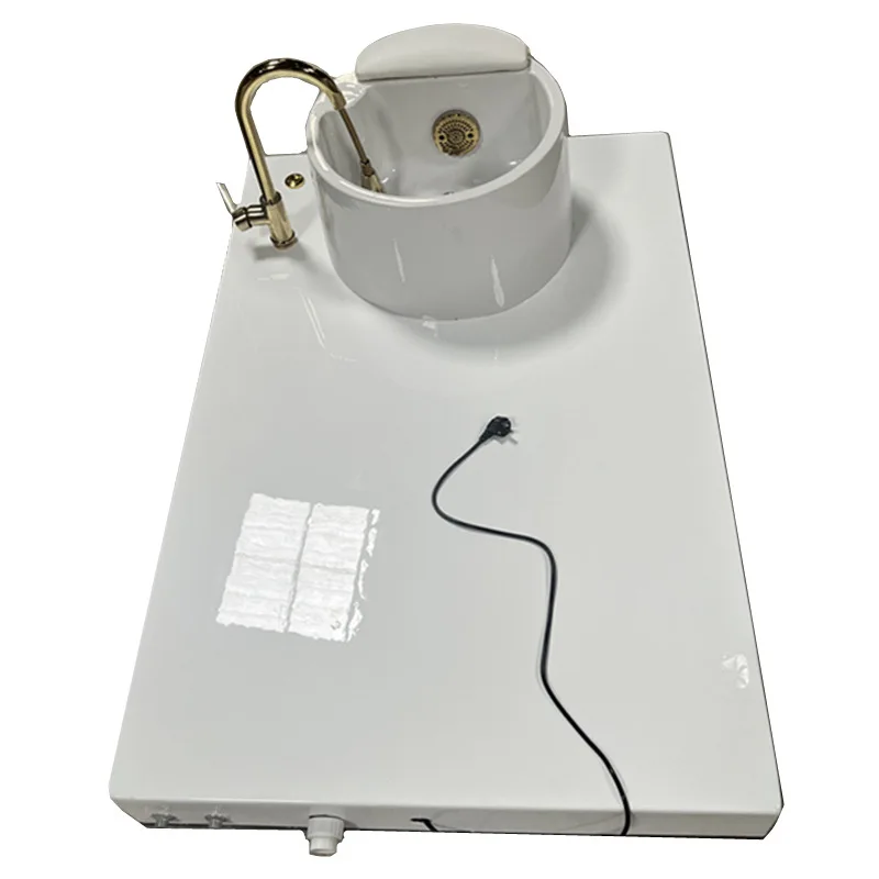 Hot Selling High-Quality White Foot Bathtub  Foot Spa Wash Basin Pedicure Acrylic Basin