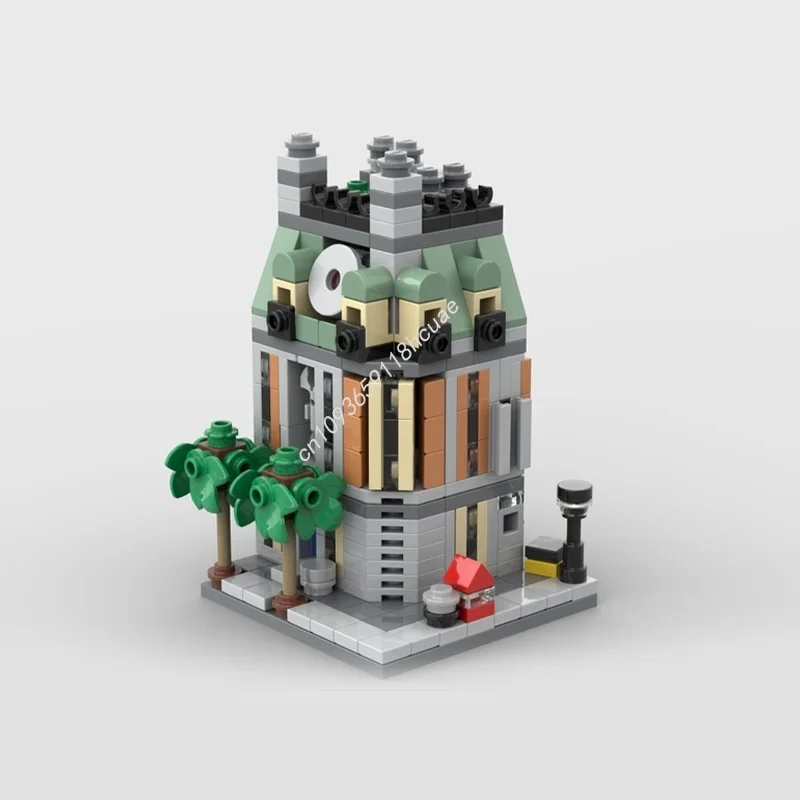 302 Uds MOC Mini Modular Sanctum Sanctorum miniatura bloques de construcción juguetes arquitectura montar DIY Idea de regalo de Navidad niños