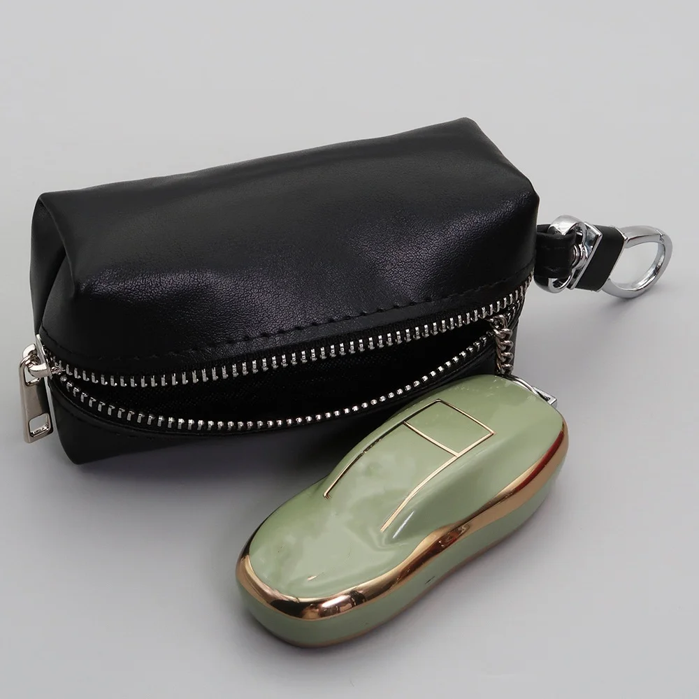 

Keychain Wallet Large-Capacity Key Case Key Bag Leather Key Holder For Men Unisex Women