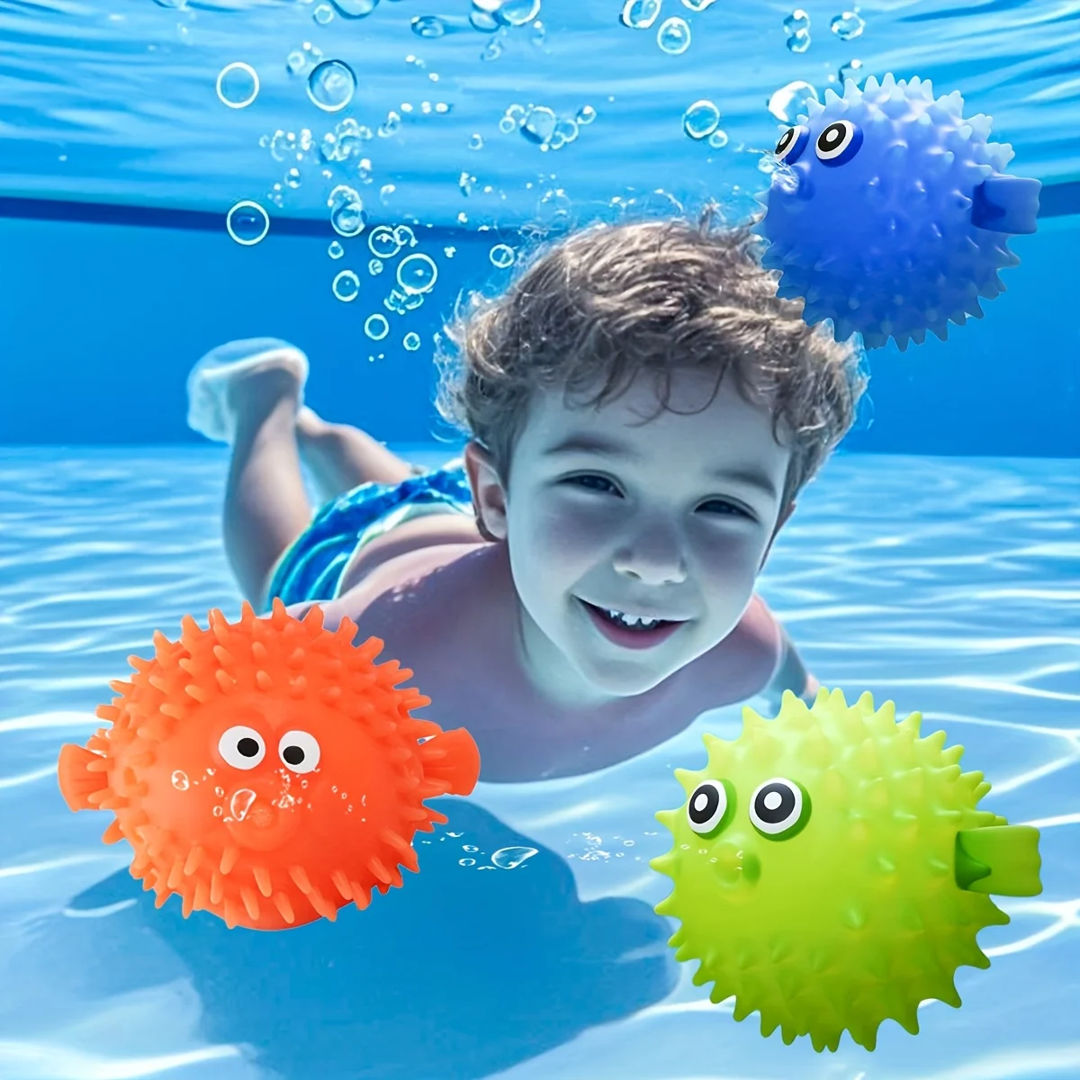 2/4 Stück Spritzbälle, Kinder-Wasserspielzeug für den Sommer, lustiges schwimmendes Pool-Spielzeug-Set für Kinder, buntes Badespielzeug für Jungen und Mädchen,