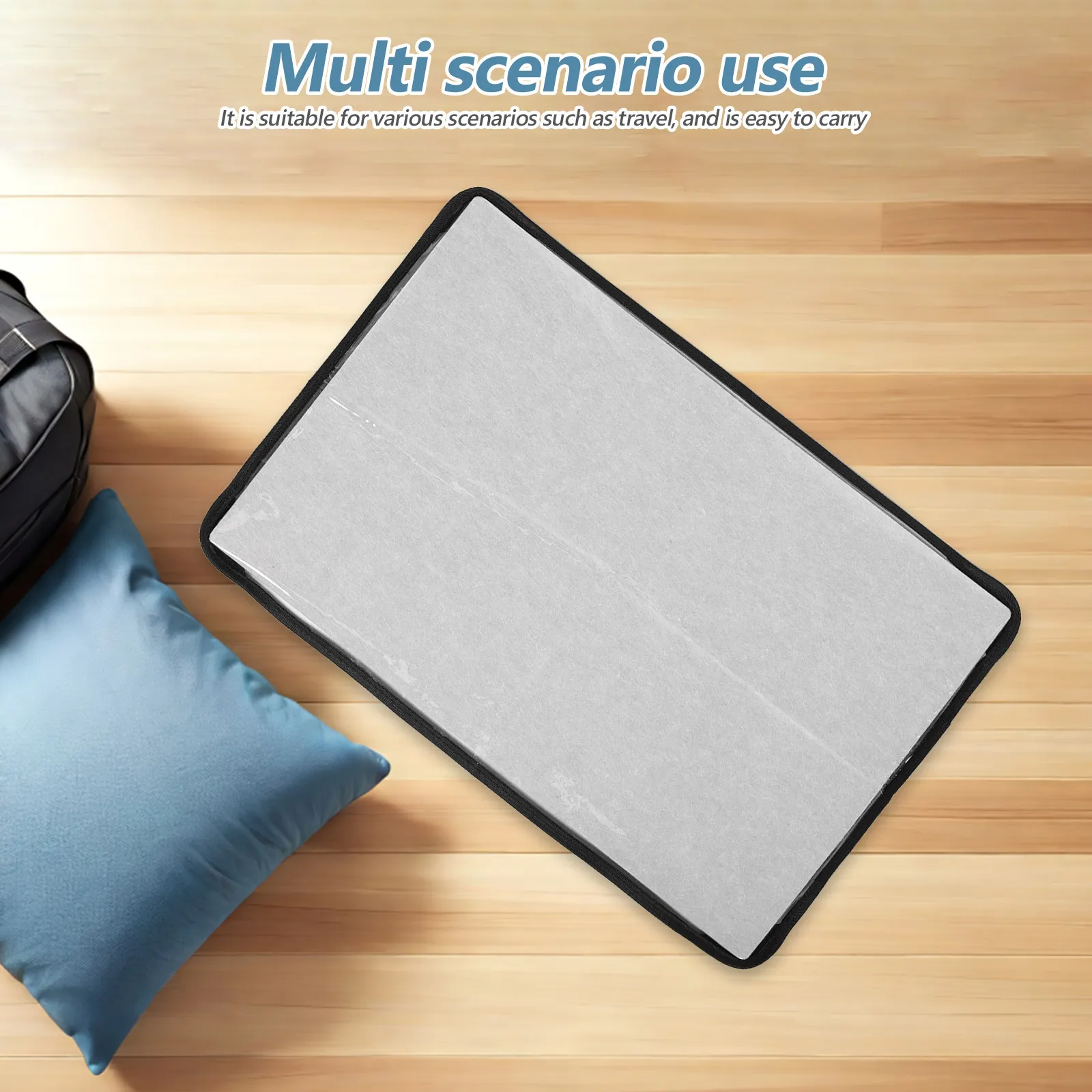 1 szt. Składana mata do przechowywania puzzli z pokrowcem, pyłoszczelna, odporna na wilgoć, filcowa torba na puzzle do podróży i domu