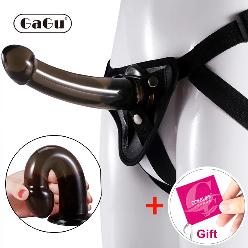 Consolador realista con correa de tapón Anal para pareja lesbiana, arnés de correa, pene Artificial, ventosa, punto G, Juguetes sexuales