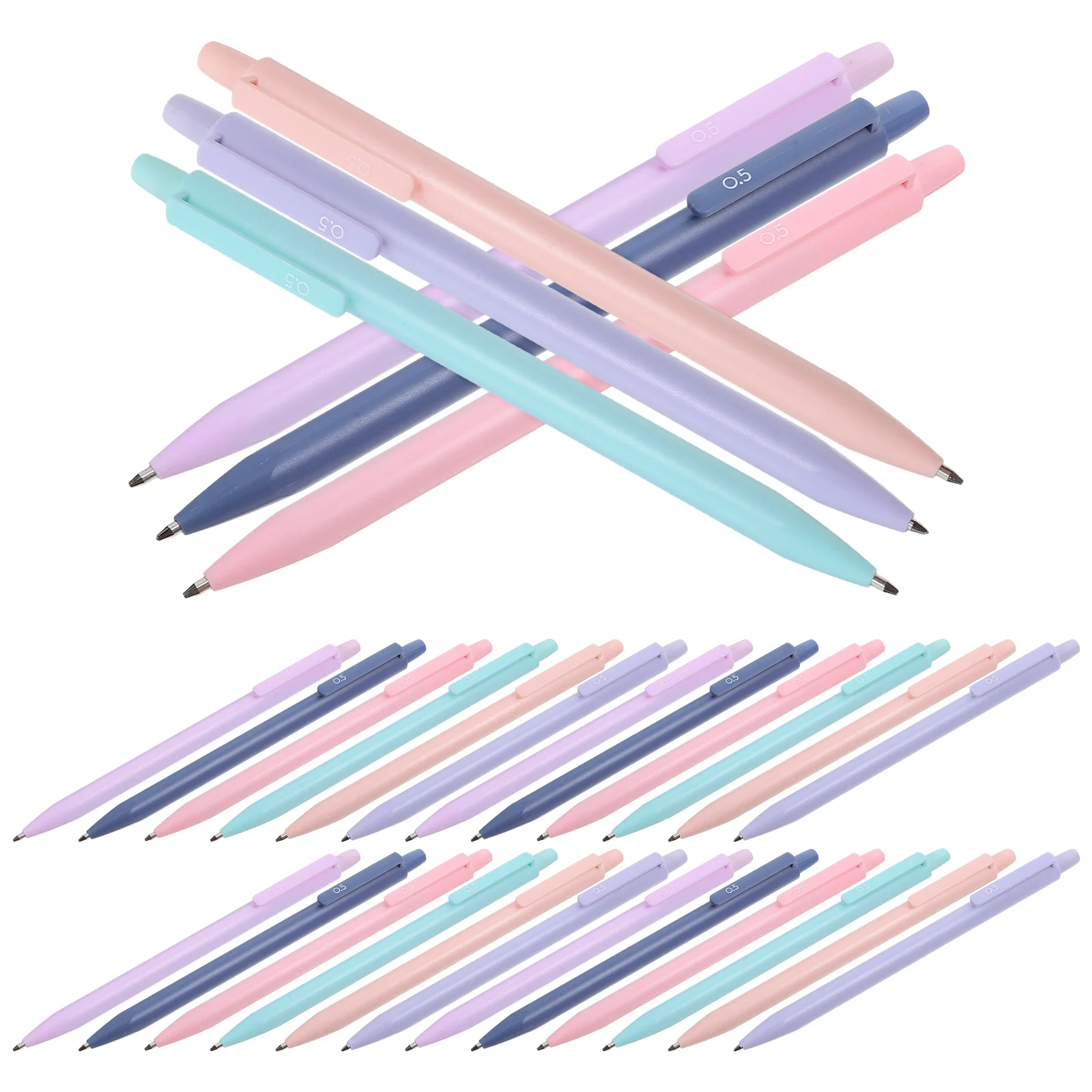 

30pcs Mechanical Pencil Set Multi Color Drafting Pencils Smooth Writing Non Slip School Office Supplies Students