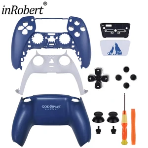 Terbatas God of War untuk Penggantian Pengontrol PS5 Cangkang Depan Belakang Joystick Touchpad DBM 010 020 030 040 050 10 kulit pengontrol ps5 penjualan terbaik god of war - №