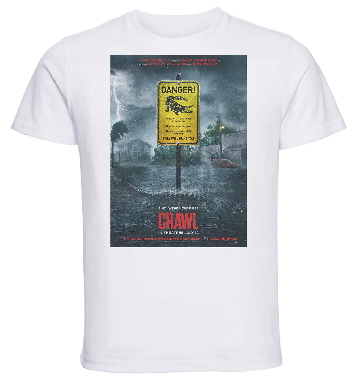 T-Shirt Unisex White Playbill crawl intrappolati variant 1