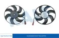 

Store code: 417000 for the FAN motor (small in the MM) PASSAT