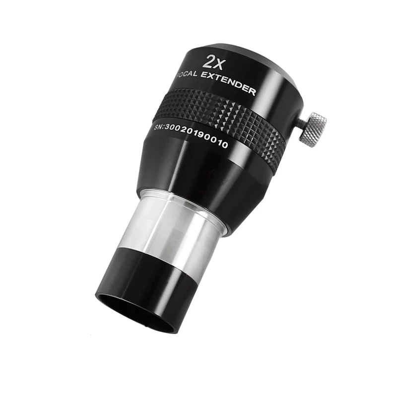 Maxvision 1.25 Inch 2X Super Apochromat & Achromatic 31.7Mm Power Barlow Lens Metal Focal Extender Lens