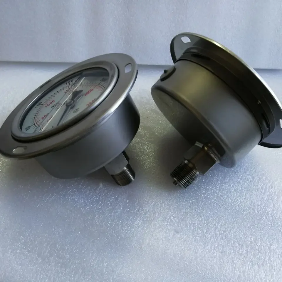 Oil pressure gauge for test bench