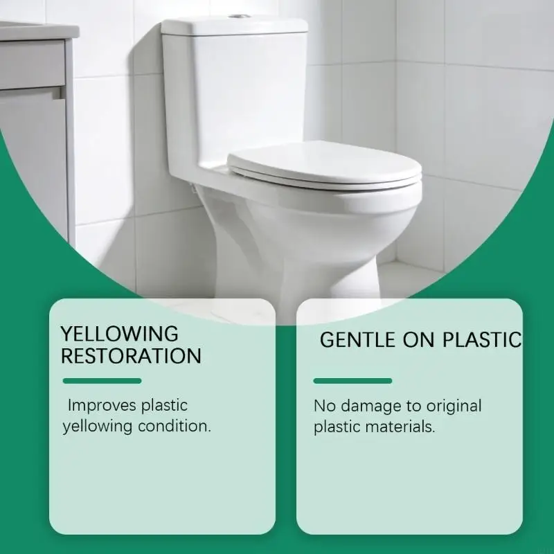 Efficient Plastic Yellowing Remover Agent Removes Oxidation for Electrical Goods Lamp Covers And Commode Component 