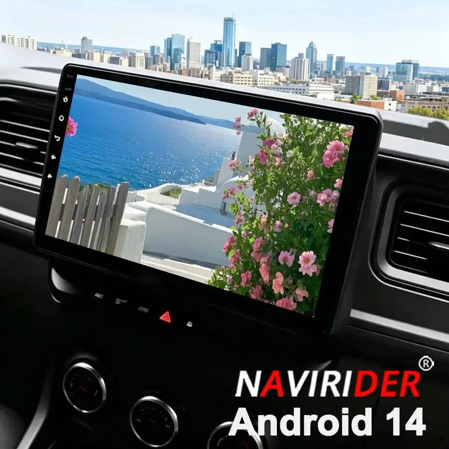 Carplay GPS Navi Bluetoot DSP RDS Colorful Button Light Android 14 Radio For Renault Master Nissan NV400 Opel Movano 2 2019-2023