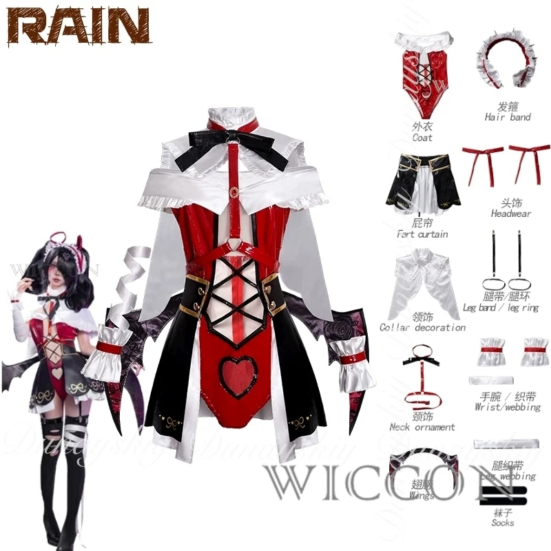 Halloween Needy Girl Overdose Game Rain Ame Superchat Demon Angel Chan Cosplay …