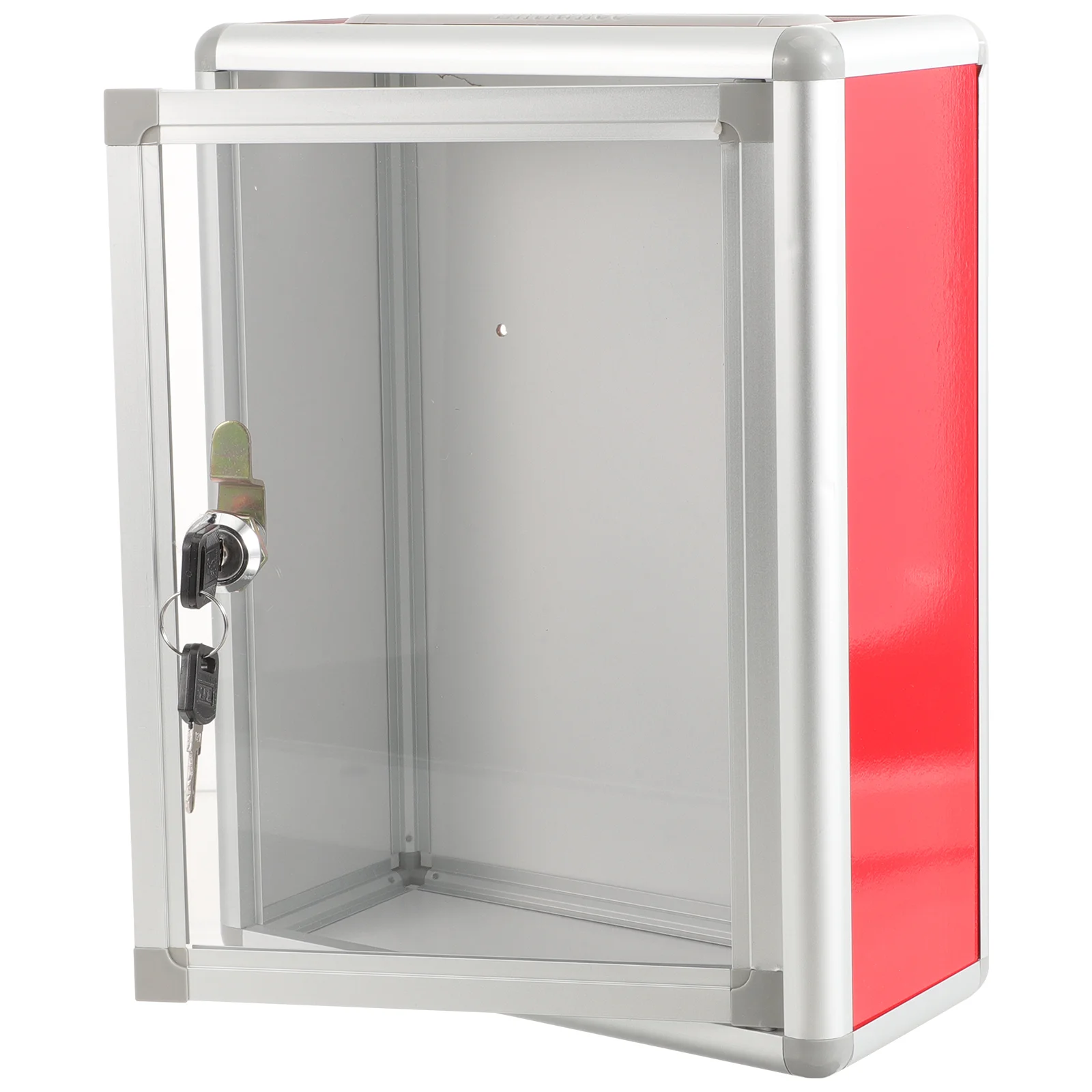 Mailbox Lid Ticket Suggestion Container Lottery Case Letter Post Holders with Lock Office