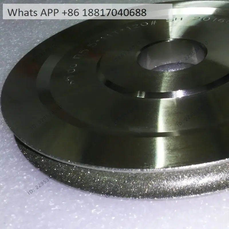 1PC, terminal section difference machine grinding wheel, parallel matte diamond grinding wheel