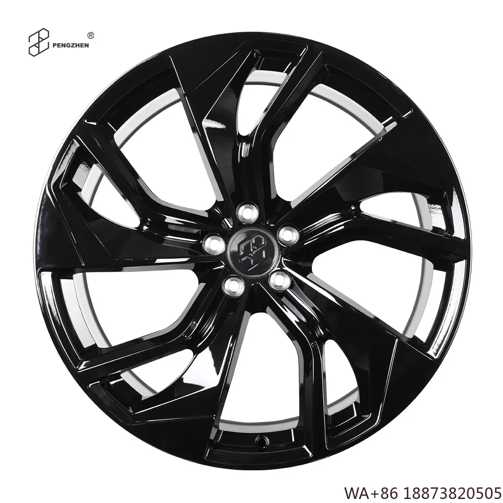 For  Customized Black Forged 5 Spoke 5x112 18 19 20 21 Inch Passenger Car Wheels for Audi A7 A6