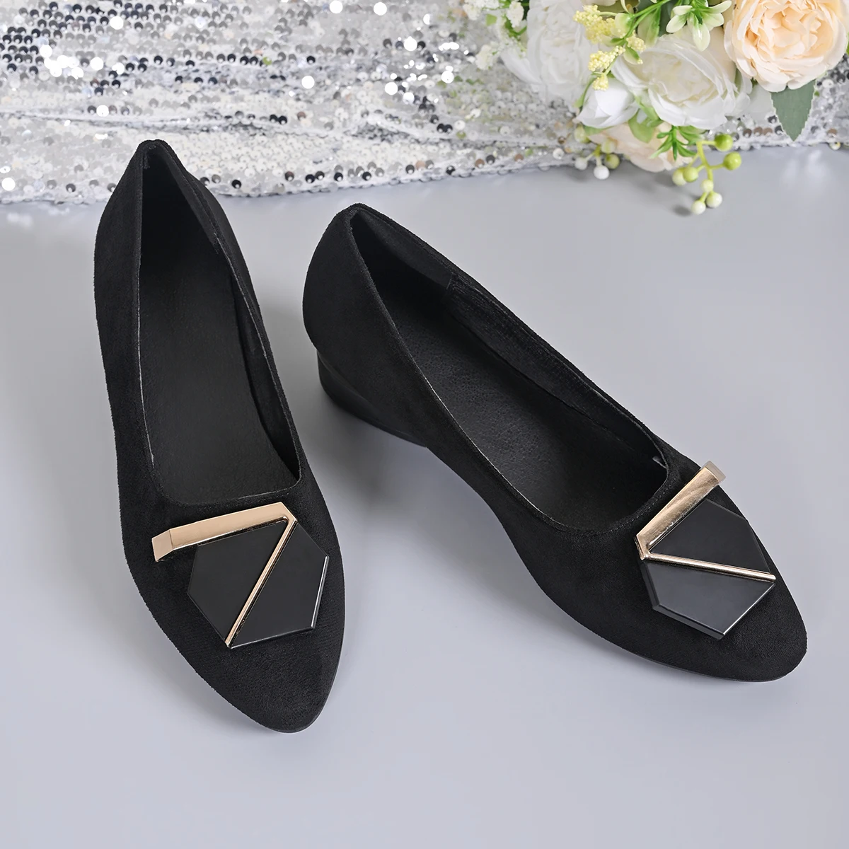 Popular Shoes For Women Korean Style Woman Flats Comfortable Genuine Mark Cheap Clearance Hot Trendy Non Slip Shoe Offer