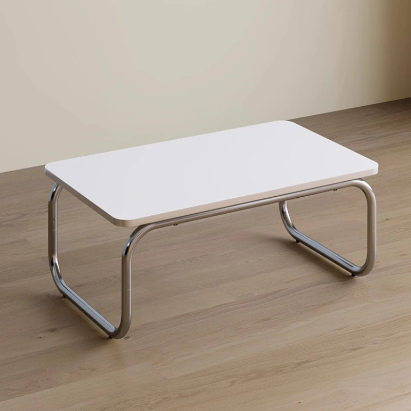 Modern Tatami Tea Table Low Profile Living Room Set Rectangular Coffee Center Table Versatile Sofa Side End Table with Storage