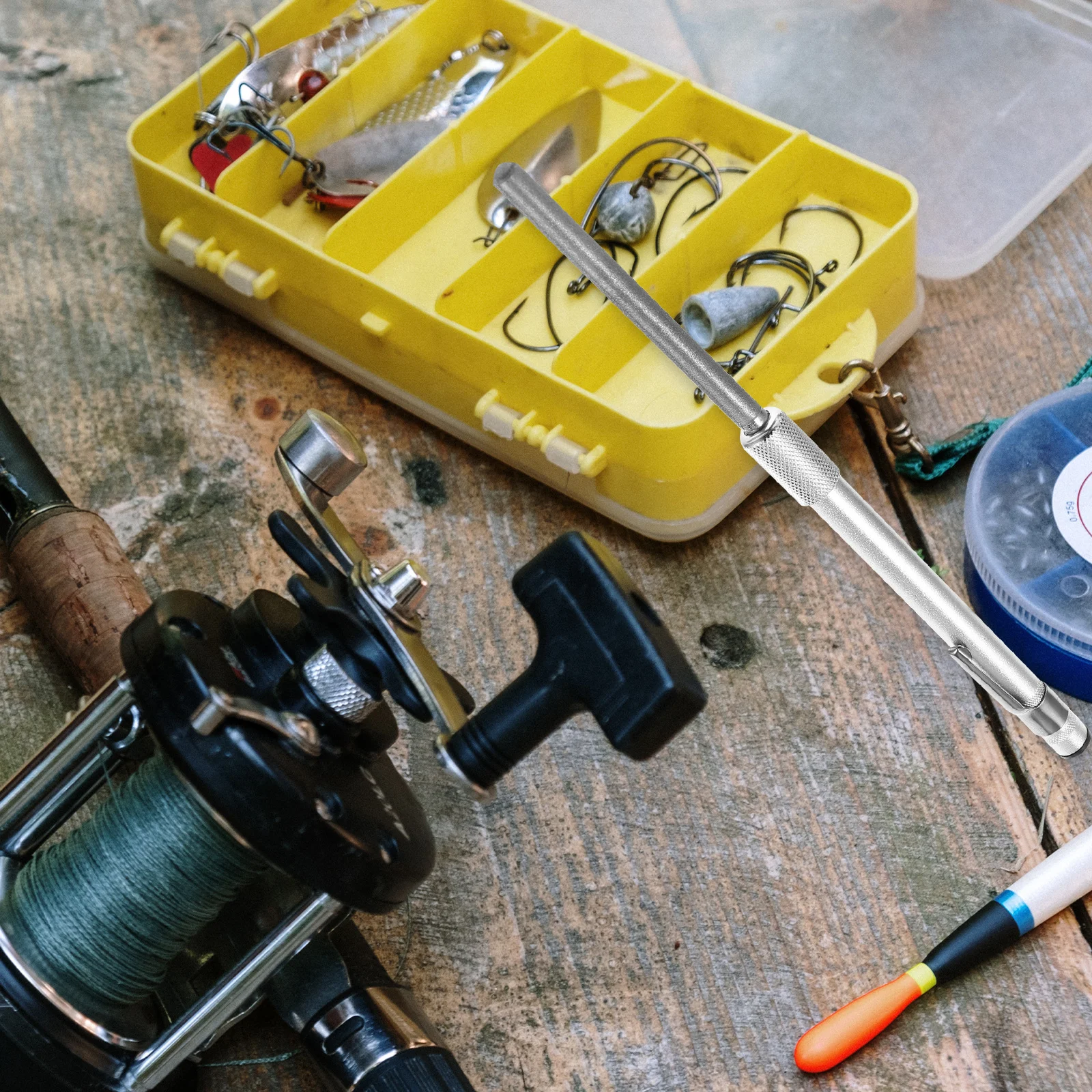 

Fishing Hook Hone Sharpener Pen Compact Portable Fishhook Grinding Tool for Fishing Gear Accessories Outdoor Use