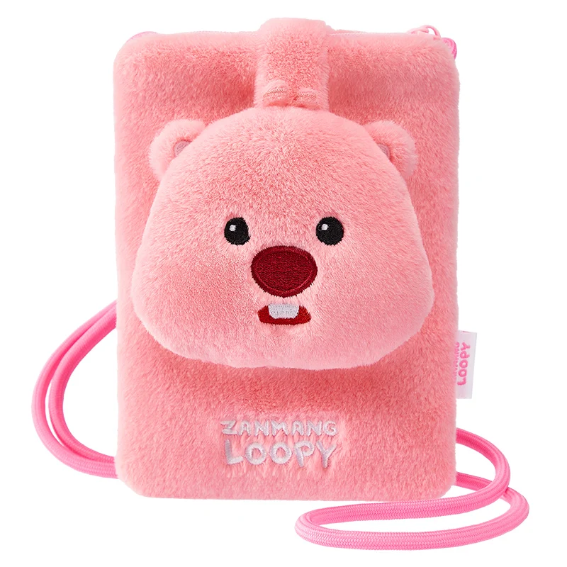 Miniso Loopy Serie Animation Cartoon Handy Schutz Umhängetasche niedlich niedlich einfach drei Mode Make-up tragbare Taschen