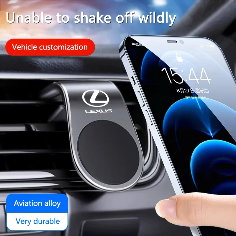 

Emblems Magnetic Car Phone Holder Air Vent Mount GPS Support Bracket For Lexus RX330 IS250 Ct200h ES300h RX350 IS300h NX300h RX4