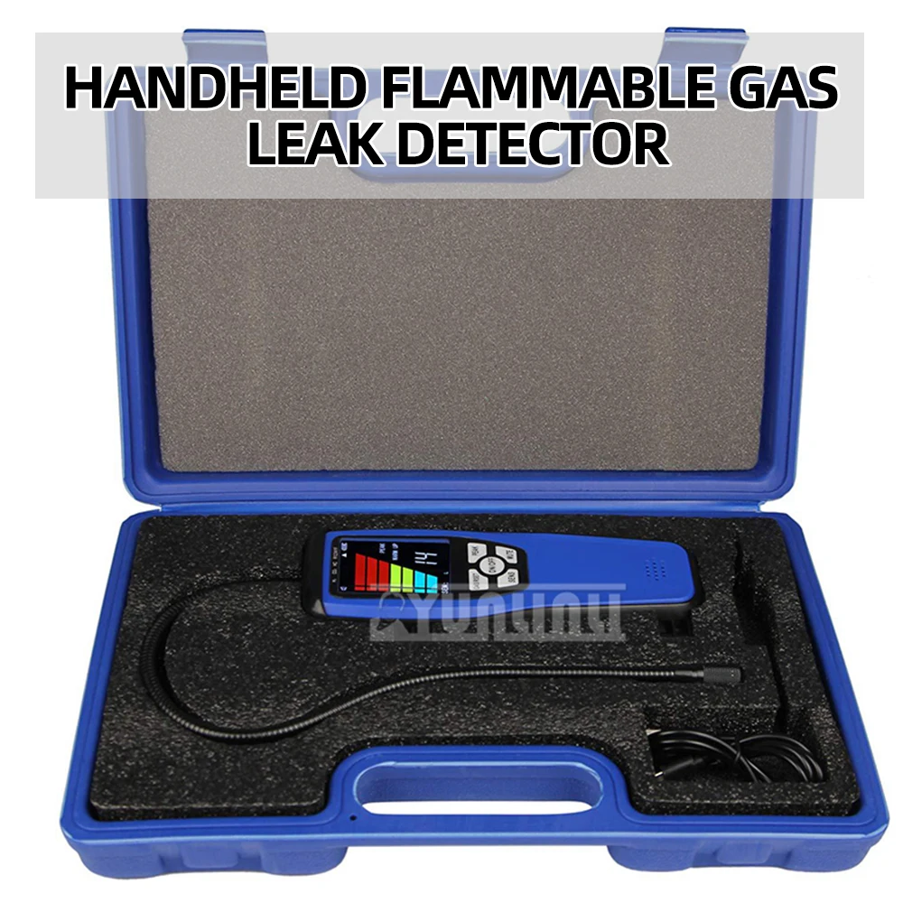 Hand-held combustible gas leak detector automobile air conditioning refrigerant gas freon leak detector