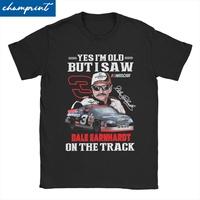 Men Women's T-Shirts Dale Sport Earnhardt Nascars Leisure Pure Cotton Tee Shirt Racing Driver Motorsports T Shirt Tops Graphic