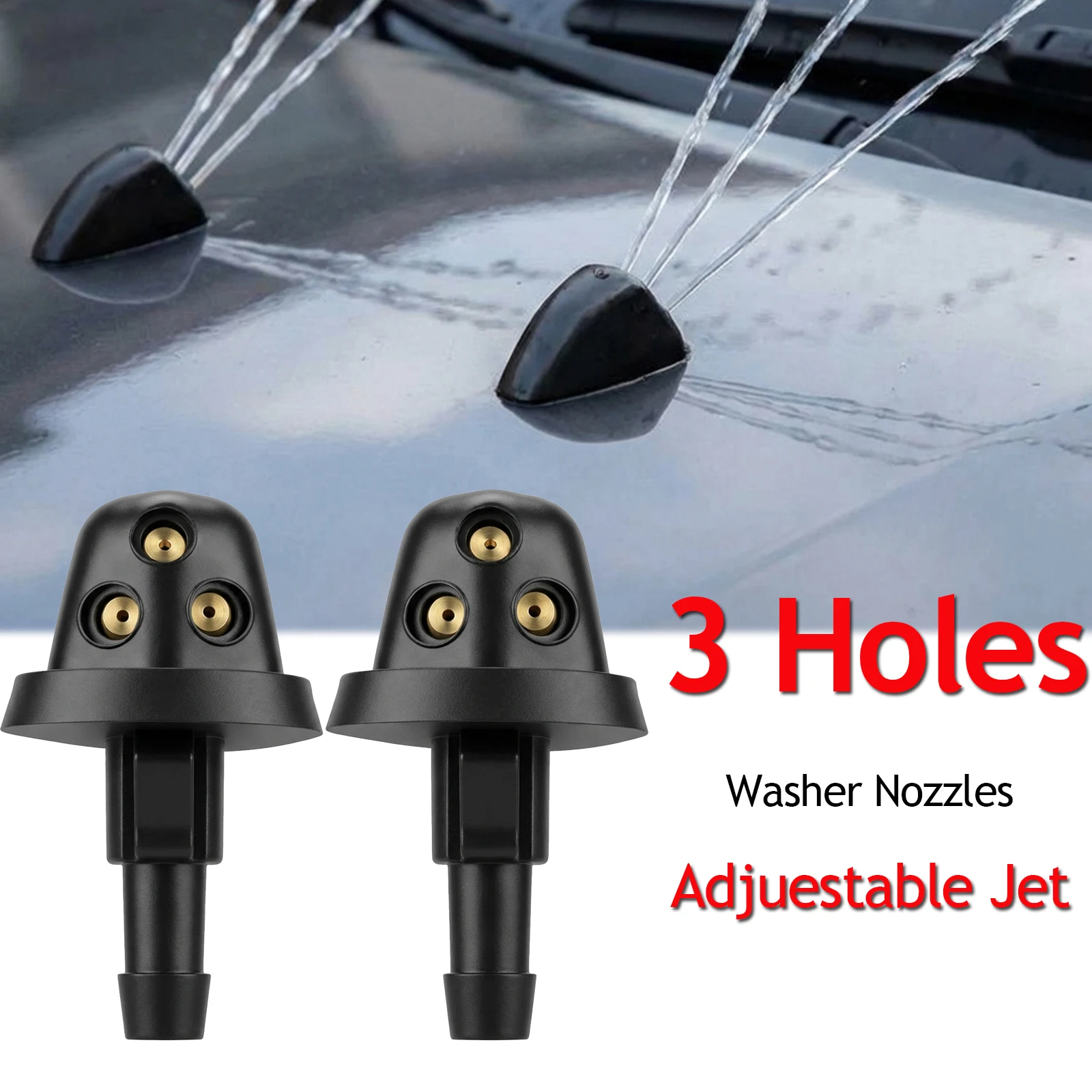 Erick's Wiper - Juego de 2 Boquillas de Pulverización para Limpiaparabrisas Delantero, para Suzuki Aerio 2001-2007