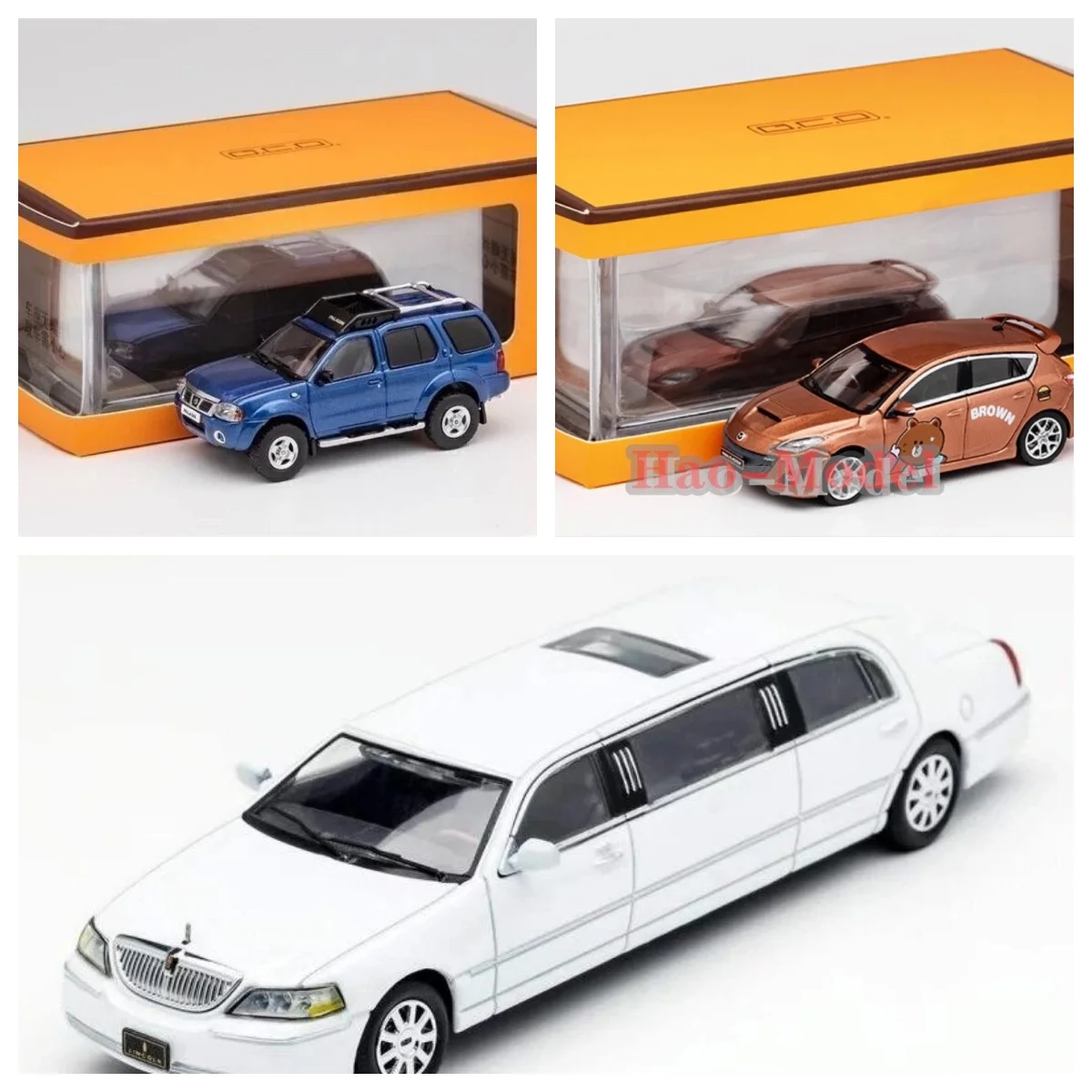 

GCD 1/64 Town Car Off Road SUV Sports 3 MPS Литая под давлением модель автомобиля Коллекция ограниченного выпуска Хобби