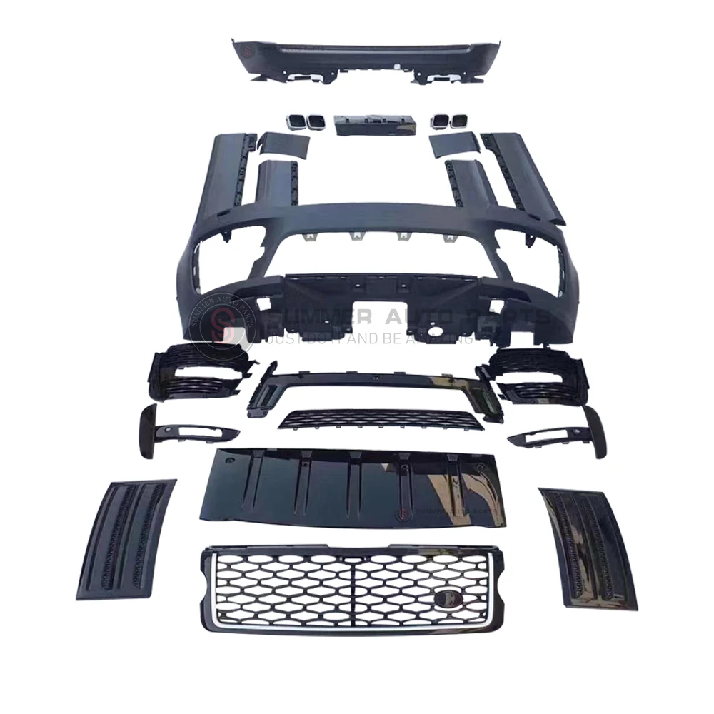 for  Good quality for 2013-2017 for range Rover Vogue SVO style body kit for Land Rover Vogue L405 front and rear bumper side sk