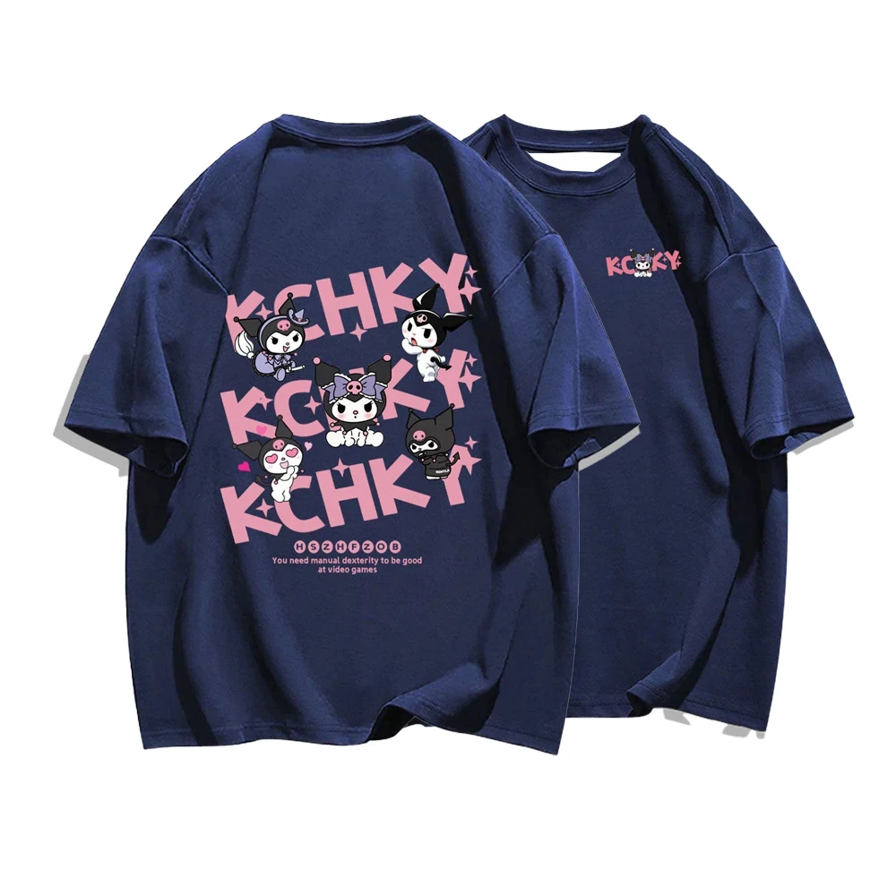 

Летняя женская футболка в стиле ретро MINISO, повседневный топ с короткими рукавами, мультяшный забавный уличный принт, мягкая и удобная женская футболка