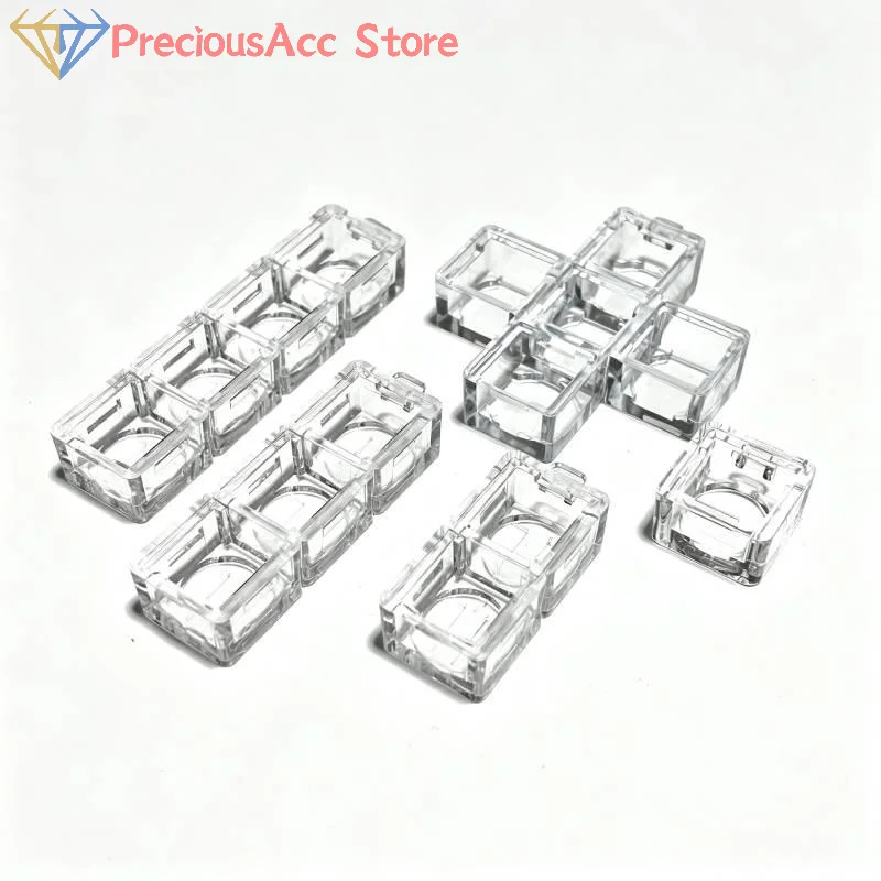 .New Sale-Clear Keyboard Stand DIY Keyboard Keychain For Different Keycap Button Fidget Keyring Switch Tester Fidget Pendants