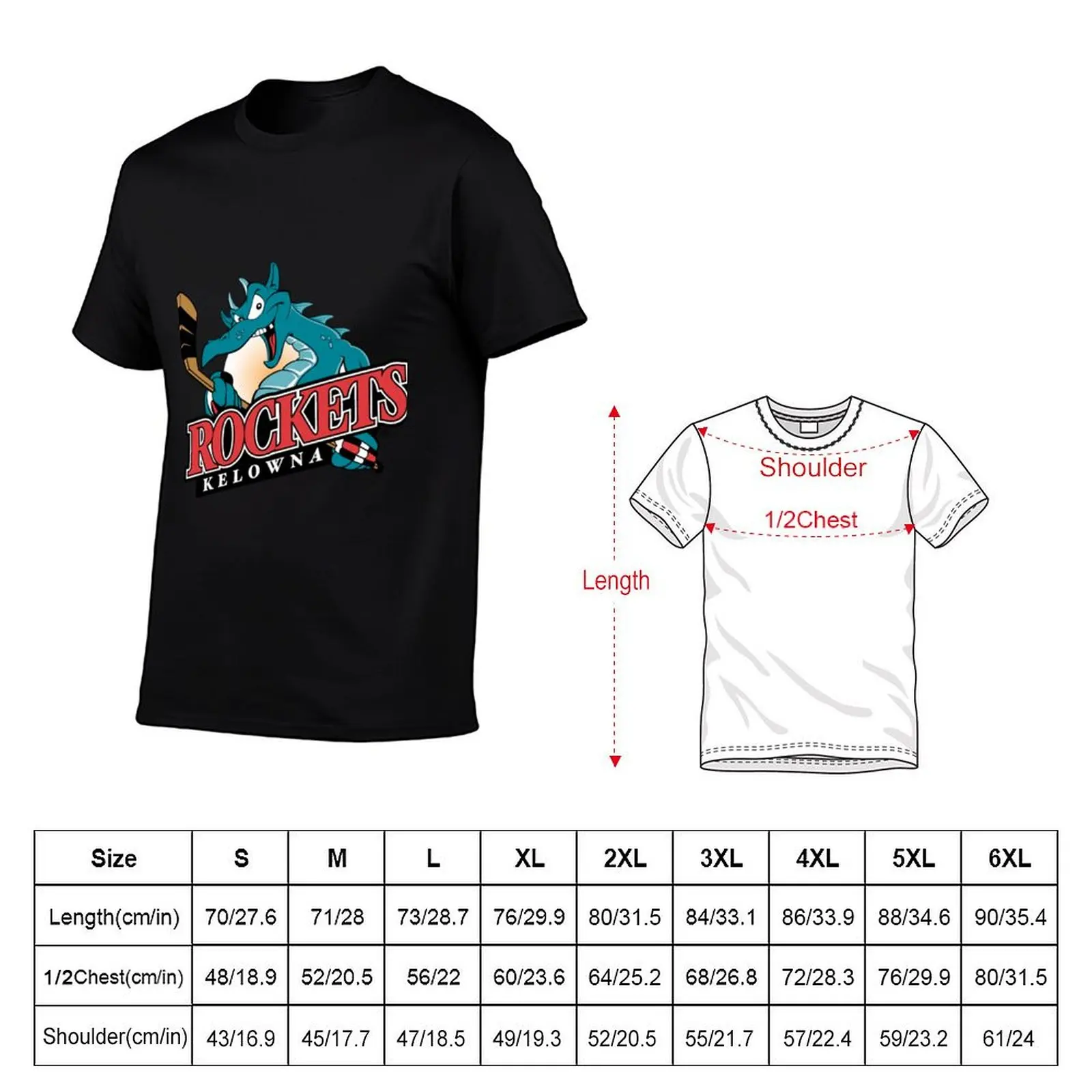 Kelowna Rockets T-Shirt anime summer clothes t shirt for men image 5