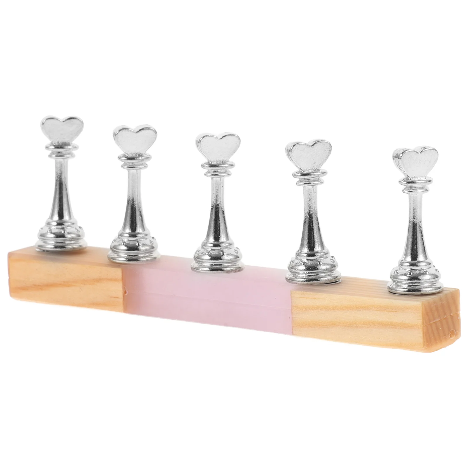 

1Set Nail Art Practice Stand Durable Nail Holder Bright Color Salon Manicure Display Easy Use for Beginners Professionals