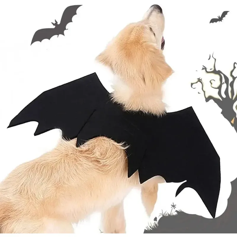 Dog Costumes Halloween Cat Clothes Pet Clothes Bat Wings Bell Style Dog Christmas Clothes  Dog Sweater for Large Dogs