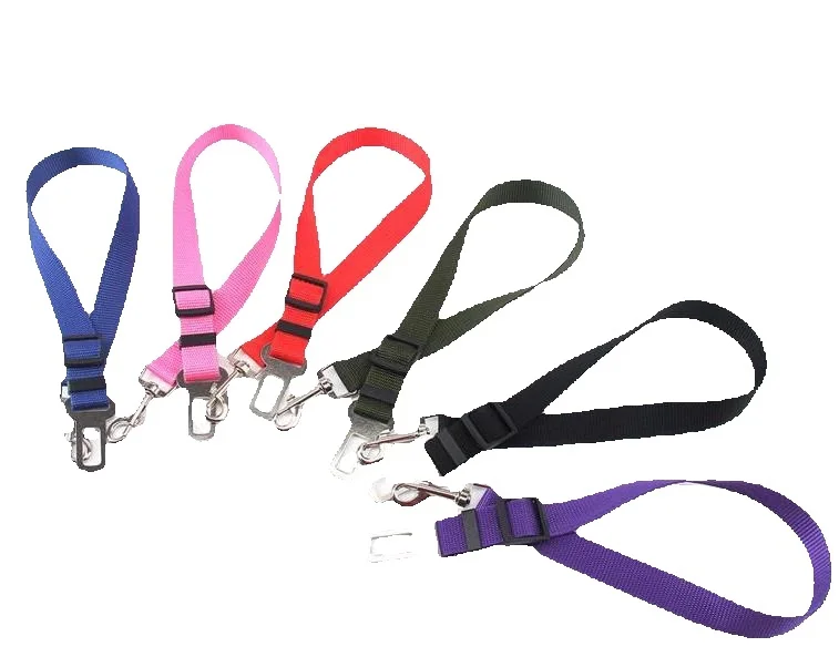 500pcs/lot Adjustable Pet Cat Dog Car Safety Seat Belt Harness Vehicle Seatbelt Lead Leash for Dogs Puppy Pet Supplies Wholesale