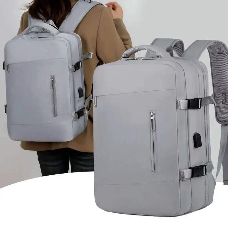 Large Capacity Men's Backpack Multifunctional Thickened Outdoor Luggage for Short Trips Business Travel Shoulder Bag for Women