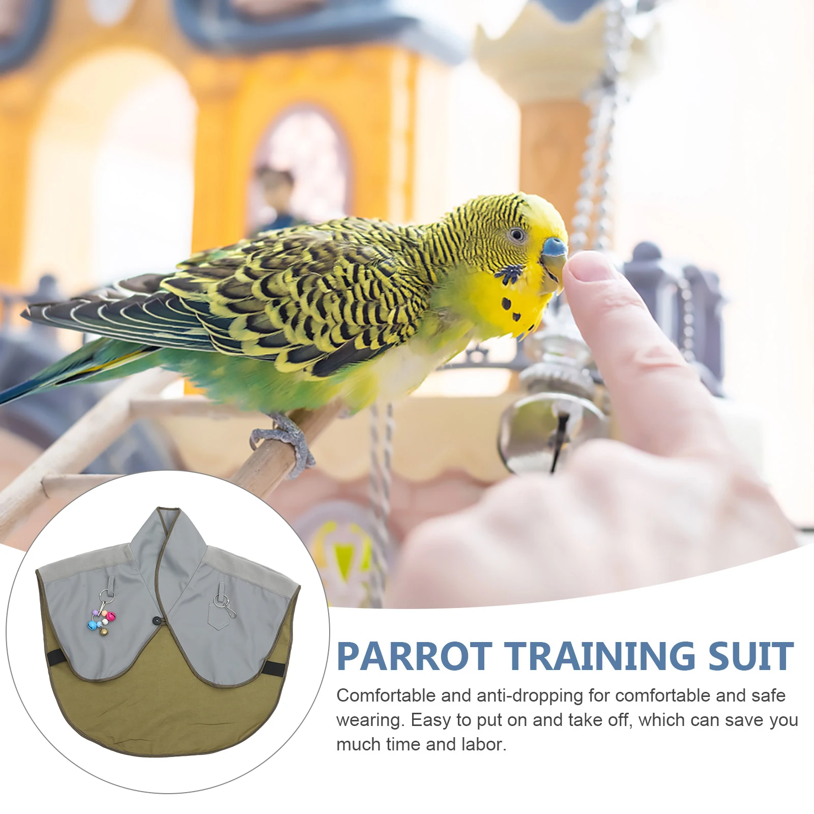 

Waterproof Bird Shoulder Protector Thick Cotton Linen Parrot Anti-Bite Shawl Shoulder Pad Diaper Protective Cap