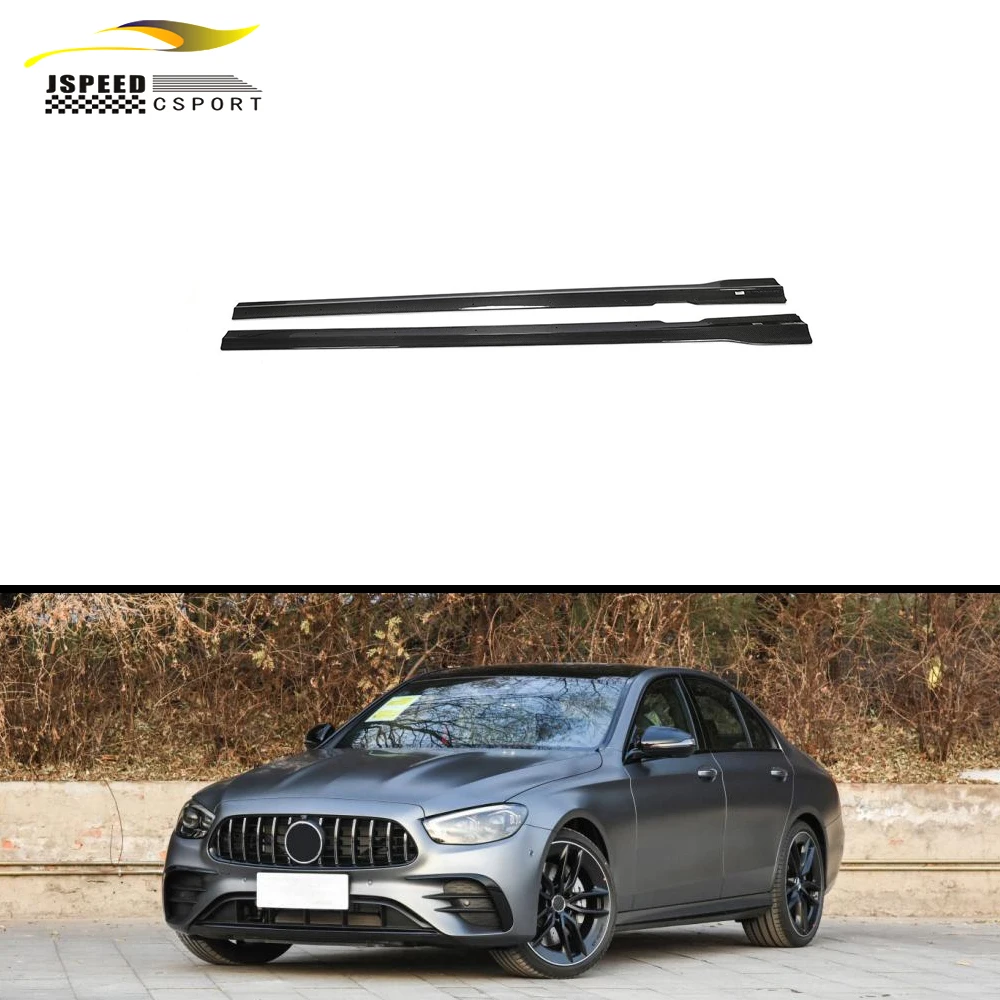 Carbon Fiber Side Skirts for Benz E class W213 E43 E63 AMG 2016 2022