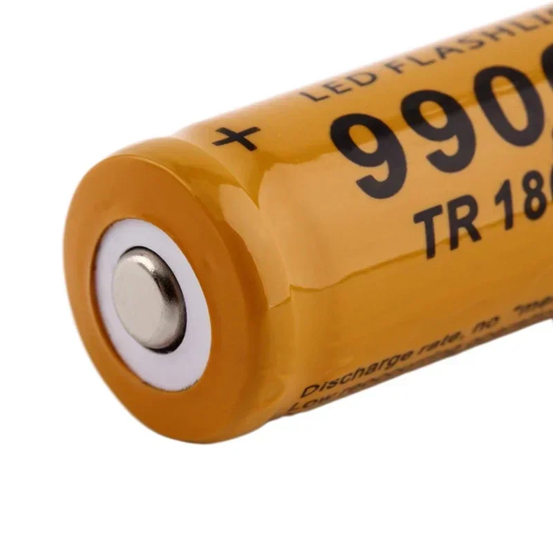 急速充電バッテリー18650,9800mAh, 3.7v,18650リチウムイオンバッテリー,懐中電灯用,2023